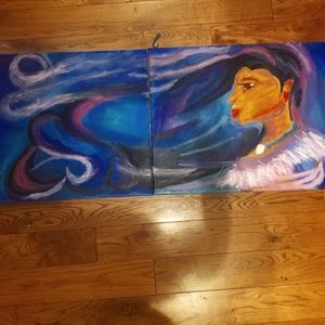 Wall art of pocahontas